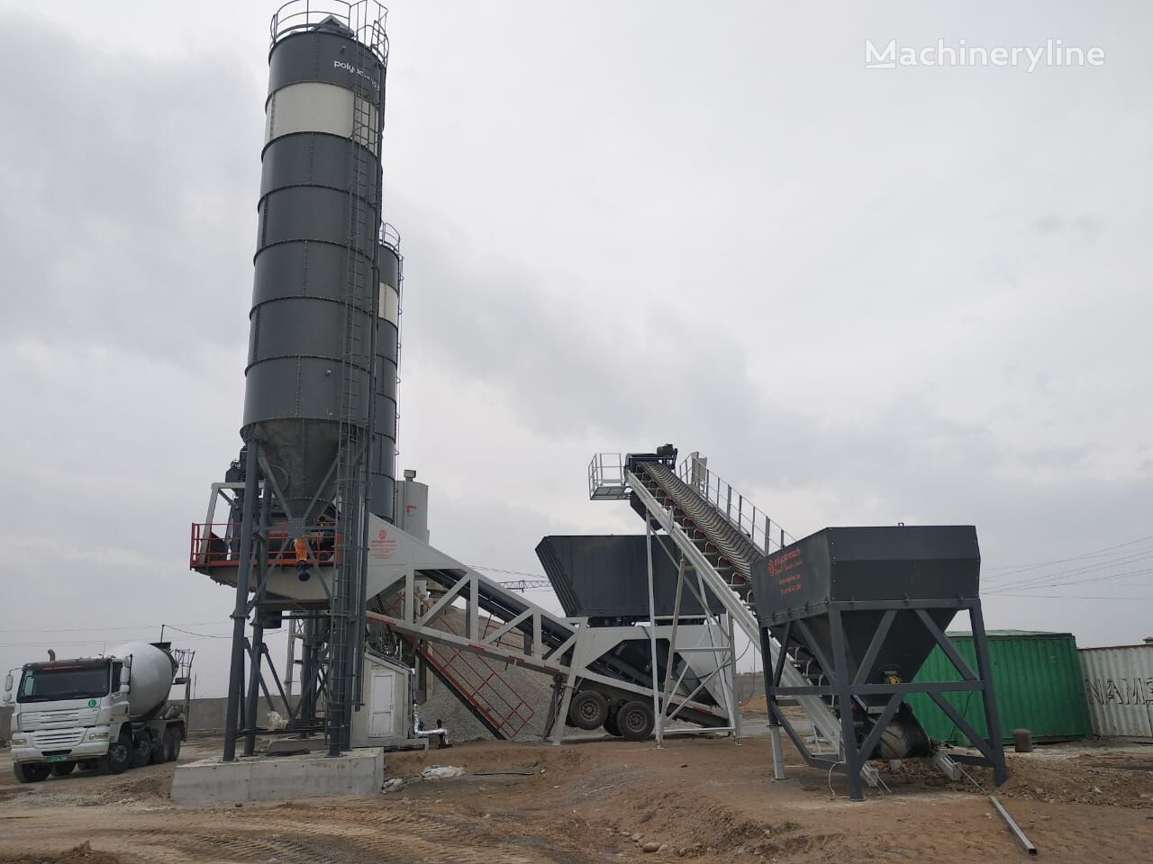 جديد ماكينة صناعة الخرسانة Polygonmach PMC-60 m3 concrete batching plant
