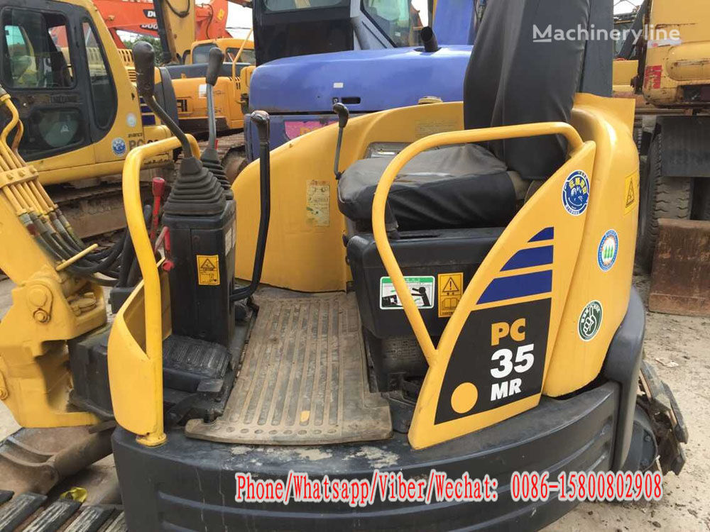 حفارة صغيرة Komatsu PC35MR-2 من قطع الغيار