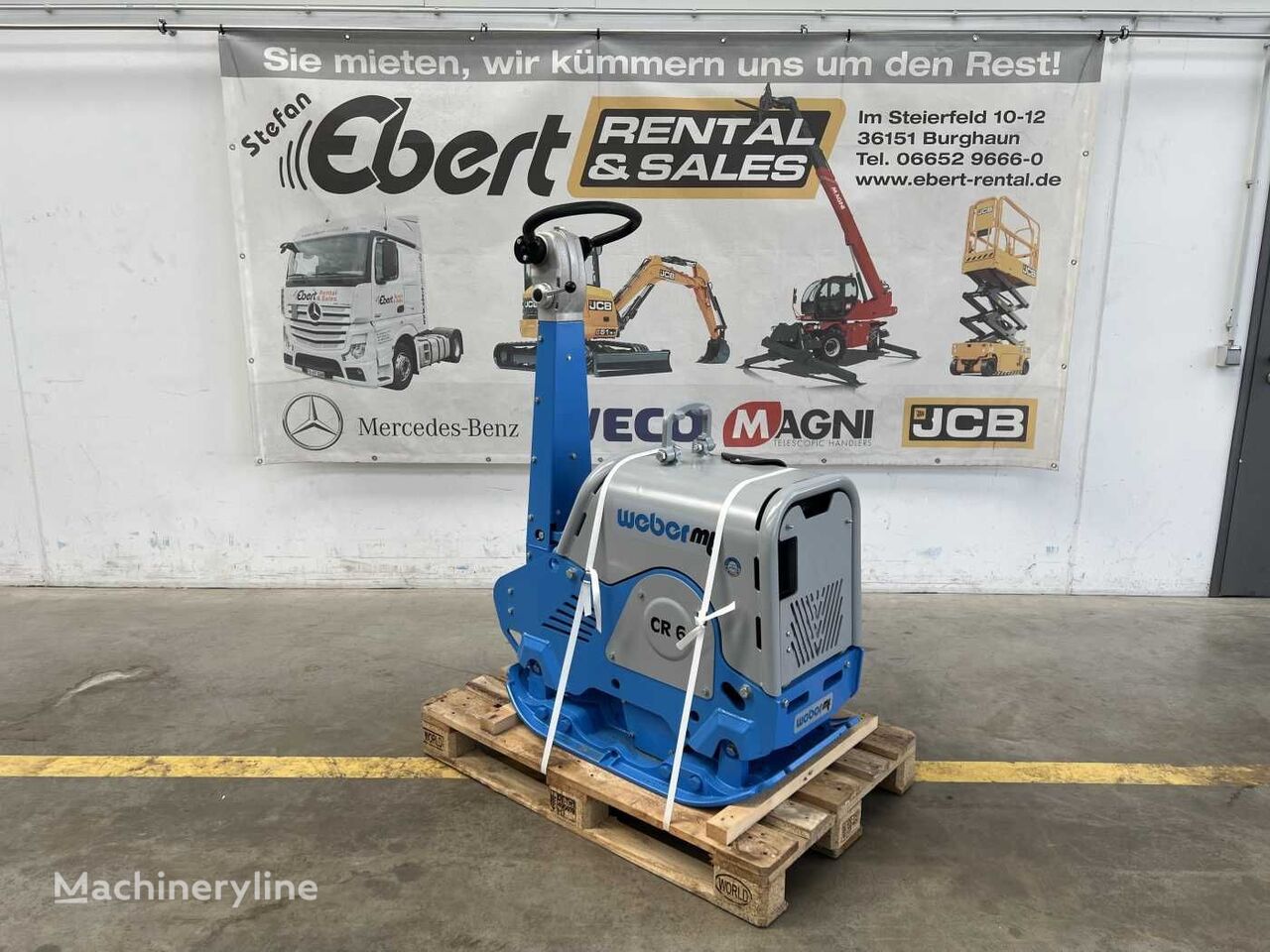 صفائح اهتزازية Weber CR 6 Hatz-Diesel / 412kg / E-Start / DEMO