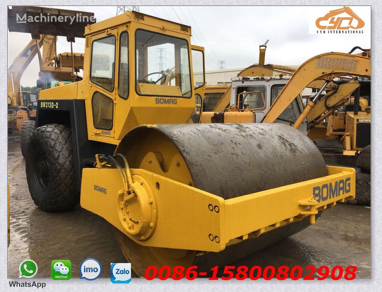 مدحلة لأعمال دك التربة BOMAG BW213D-2