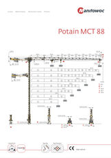 رافعة برجية Potain MCT 88