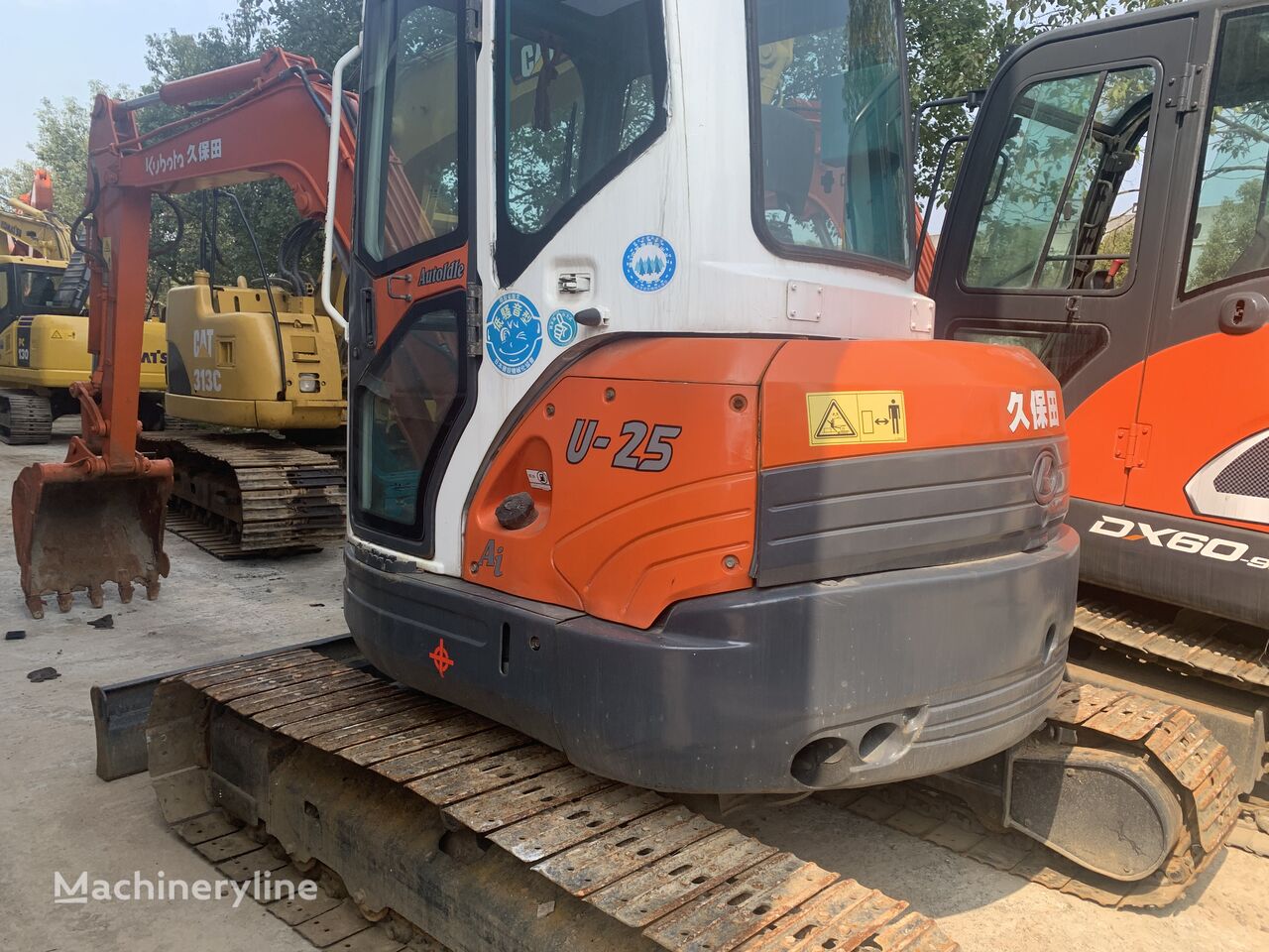 حفارة مجنزرة Kubota KX155-3 Tracked Excavator Used Constrction Machinery